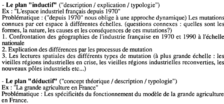 Méthodologie de la dissertation de géographie