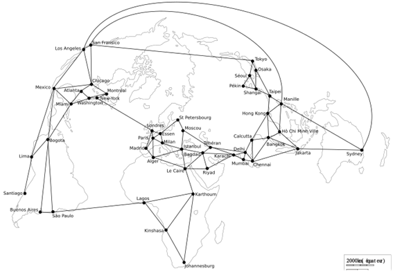 Jouer avec les réseaux : initiation à l’analyse de graphe à partir du jeu de plateau Pandemic